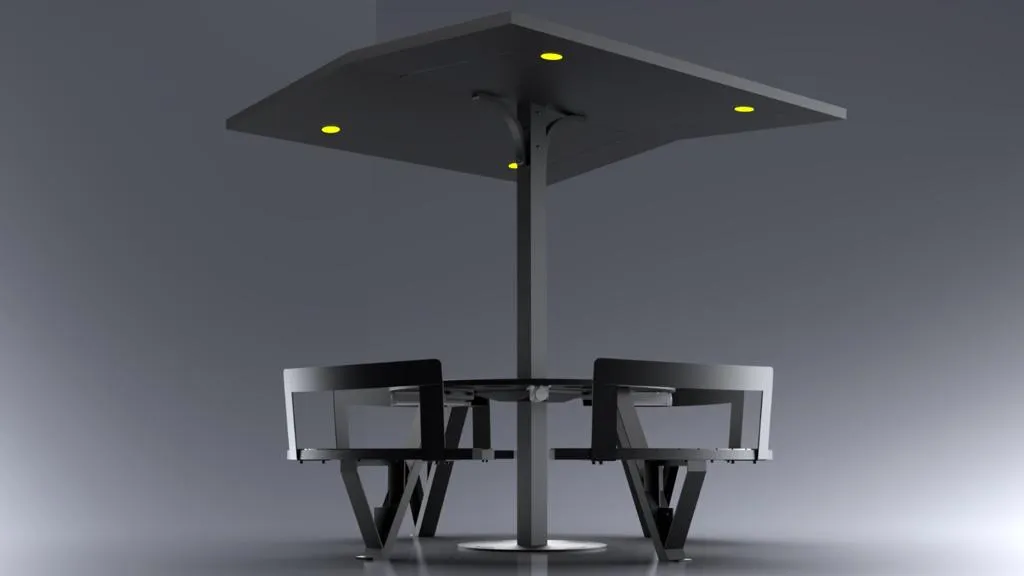 ST1020 RU - Solar Canopy Table