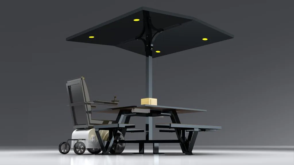 ST1030 MU - Solar Canopy Table