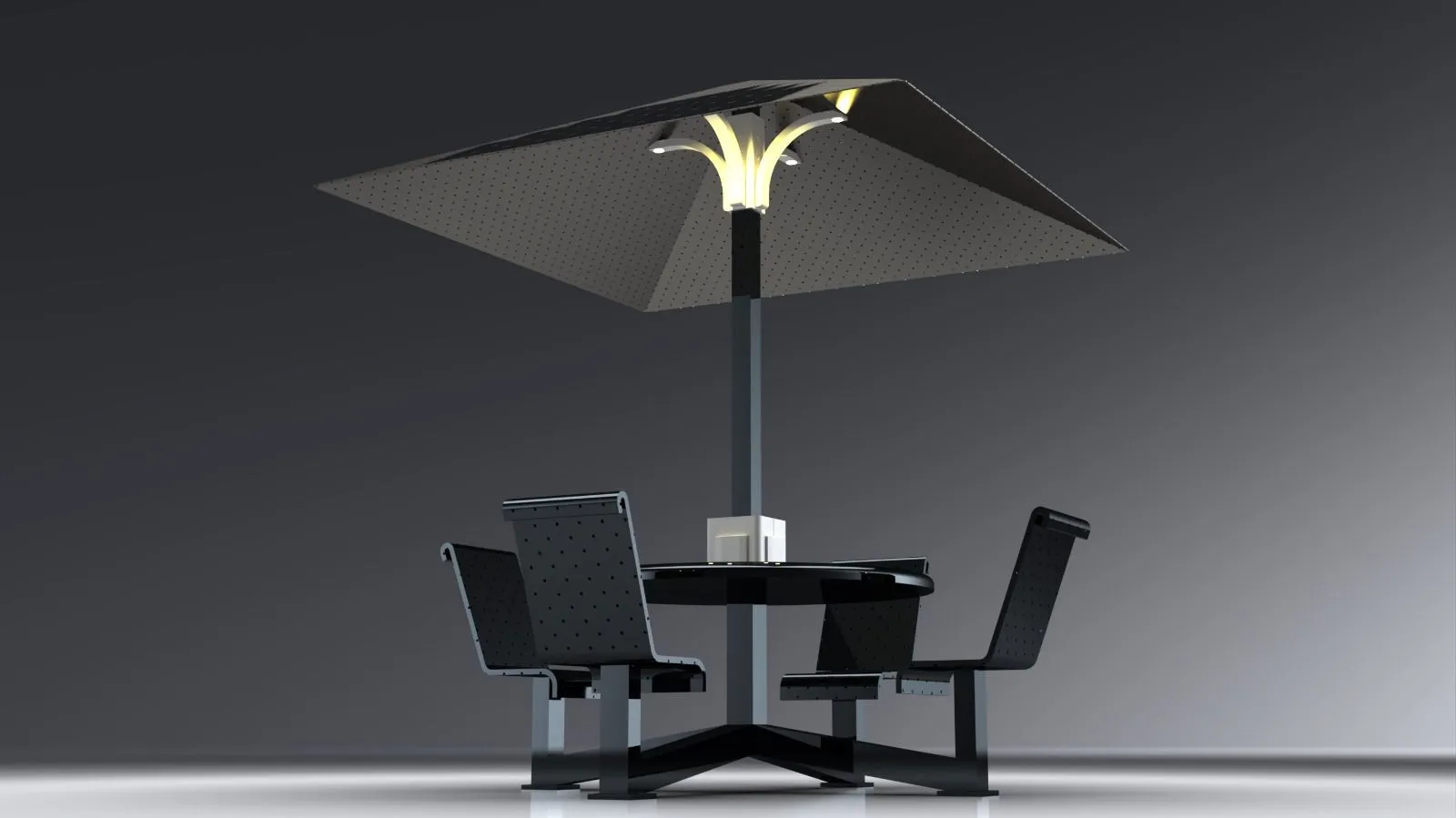 ST1030 MU - Solar Canopy Table