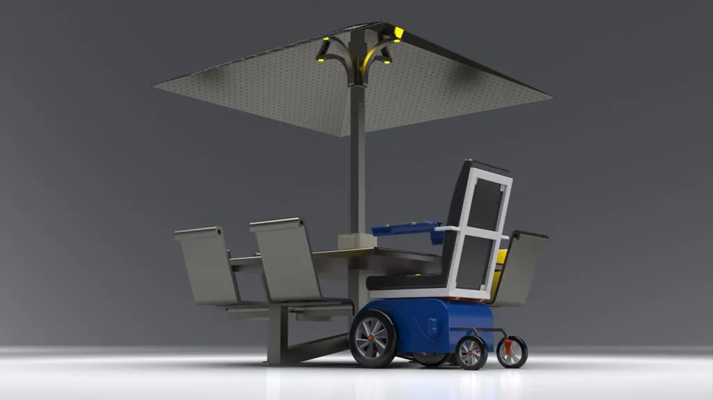 ST1030 MU - Solar Canopy Table