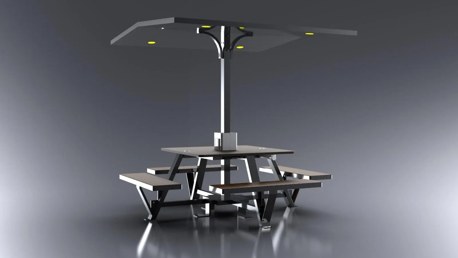 ST1030 MU - Solar Canopy Table