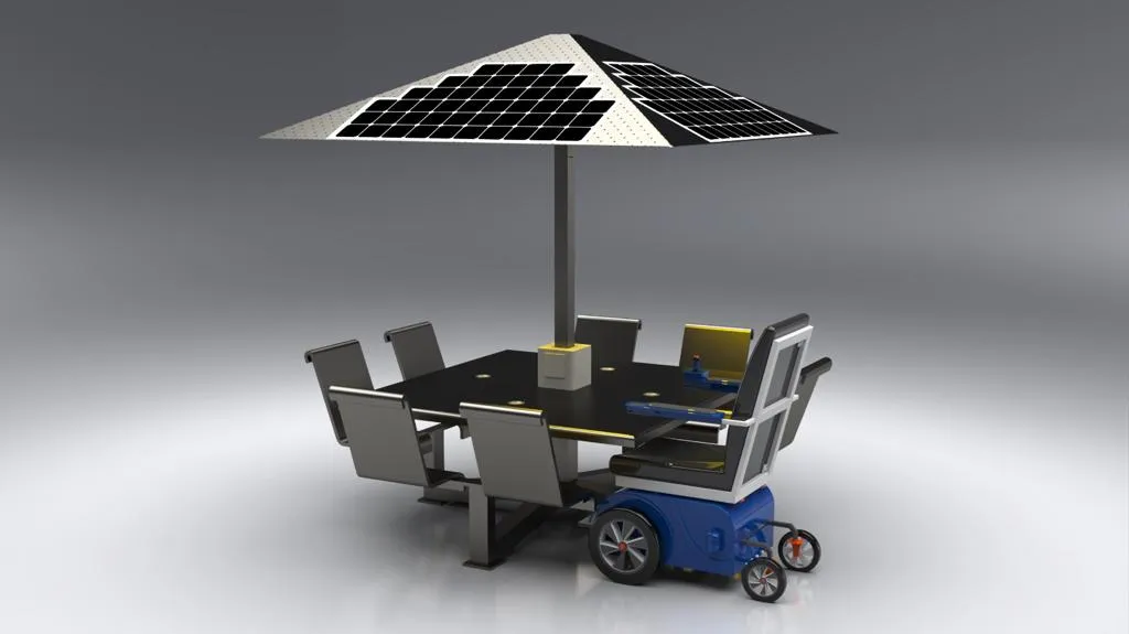 ST1030 MU - Solar Canopy Table