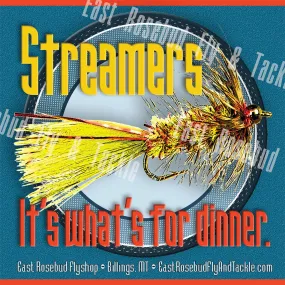 Streamers For Dinner Sticker