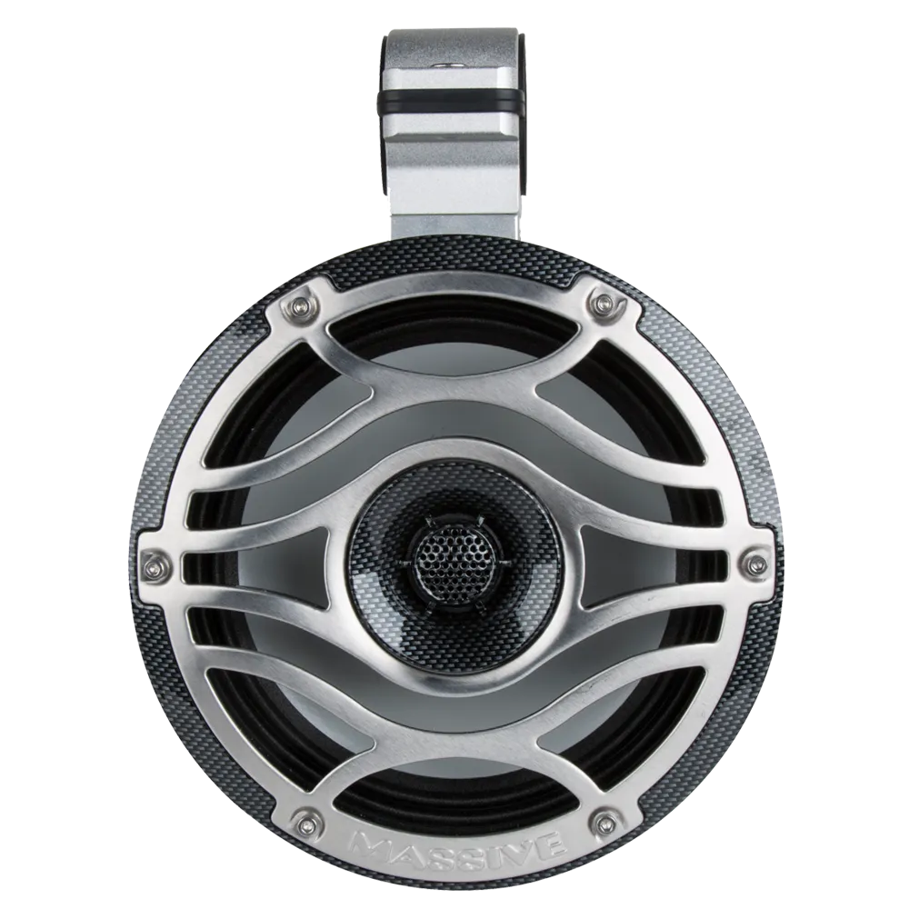 T65C - 6.5" 200 Watts Marine Tower Can Coaxial LED Speakers