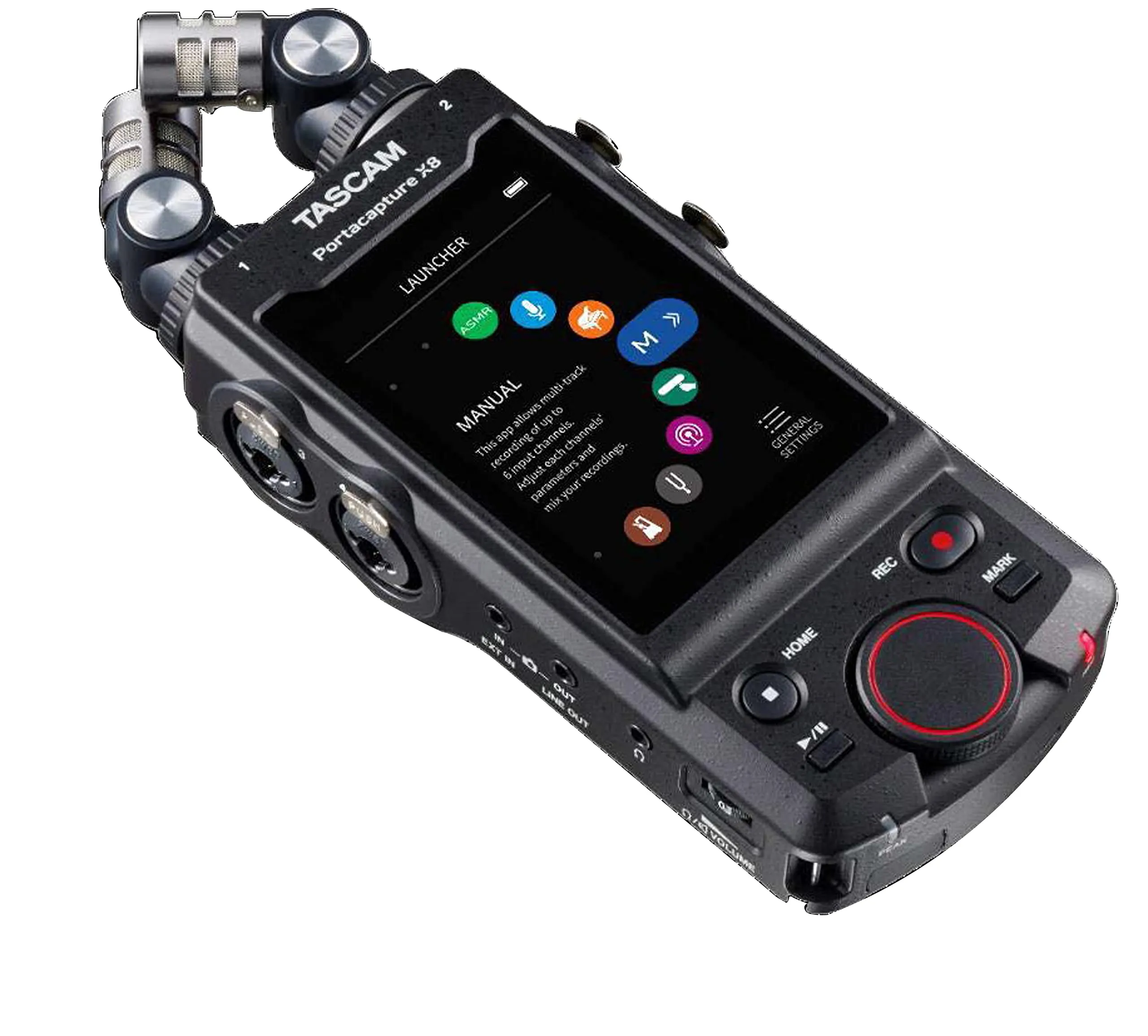 Tascam Portacapture X8 6-Input / 8-Track Handheld Adaptive Multitrack Recorder