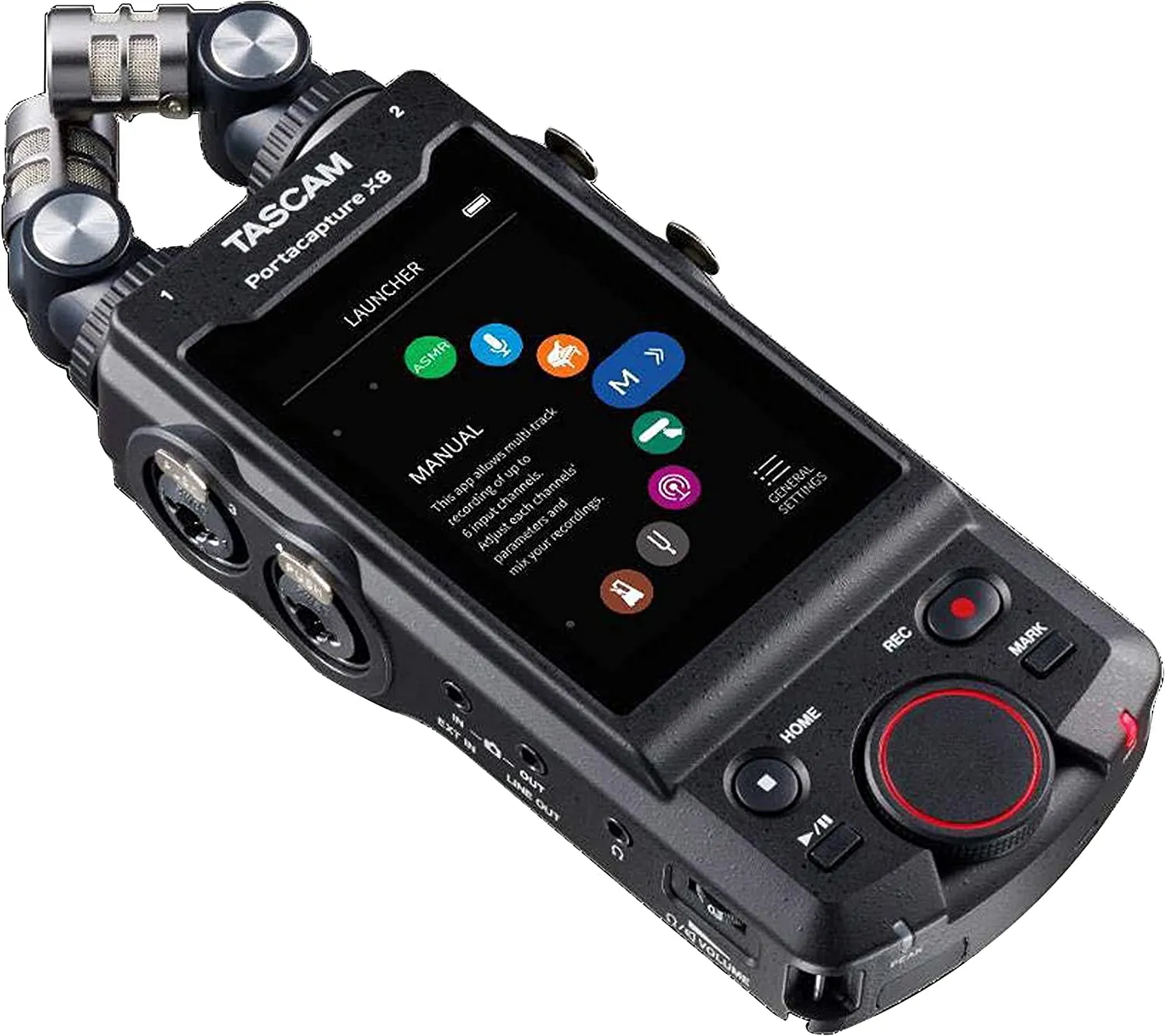 Tascam Portacapture X8 6-Input / 8-Track Handheld Adaptive Multitrack Recorder