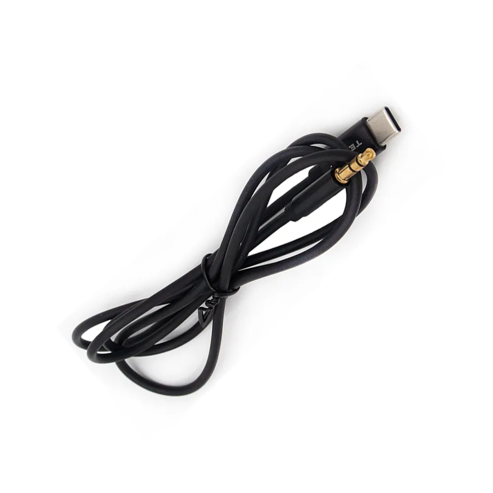Tecnix  Audio Cable 1M 1m 3.5mm to type C Aux Black [CBL-117 BK]