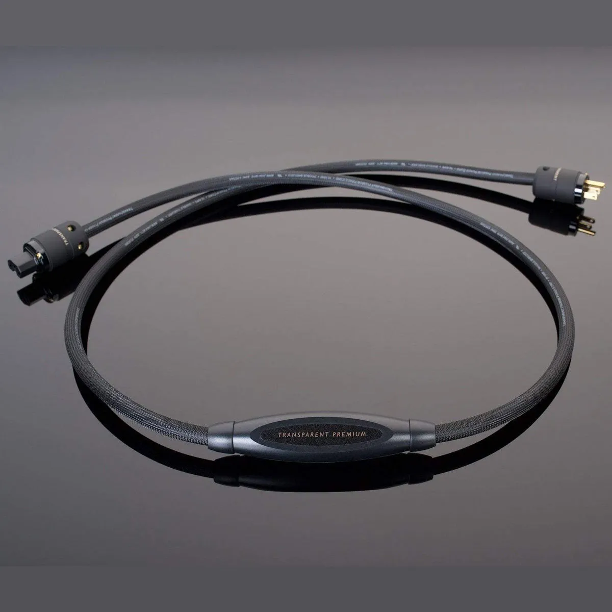 Transparent Premium Power Cord - 2 Meter