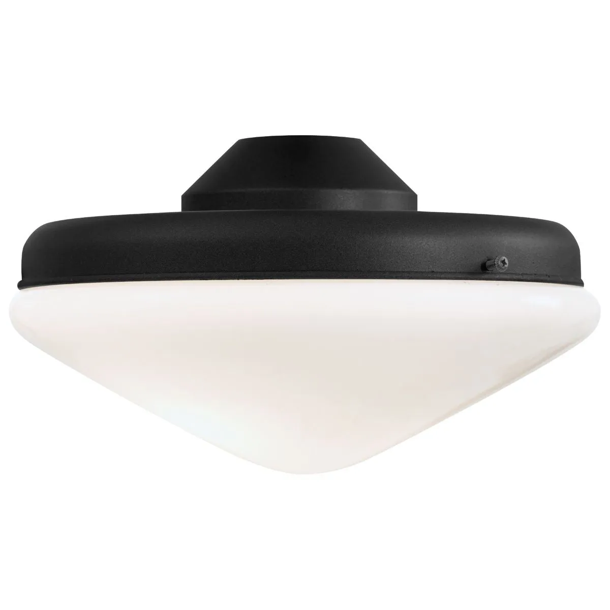 Universal 10 In. Two Lights LED Ceiling Fan Light Kit, Textured Coal Finish