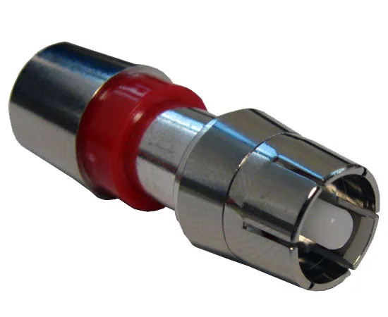 Universal Compression Connector for RG59 Coaxial Cables with RCA Interface