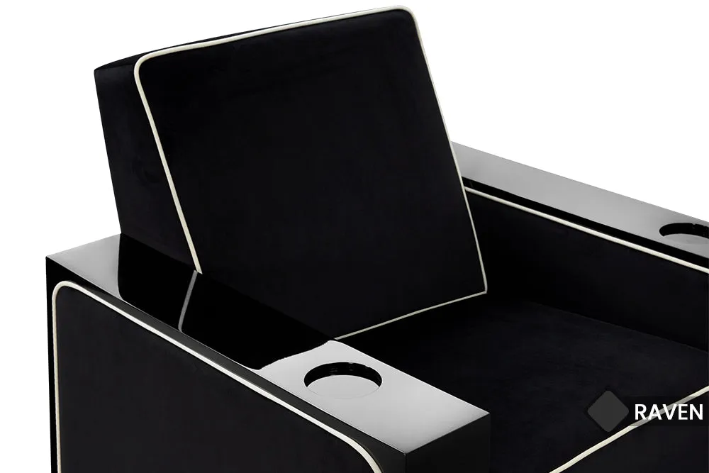 Valencia D-BOX Habtic  Leather Home Theater Seating Naples Elegance
