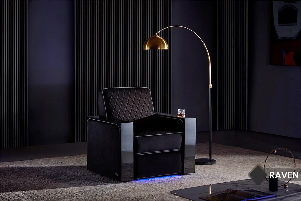 Valencia D-BOX Habtic  Leather Home Theater Seating Naples Prestige