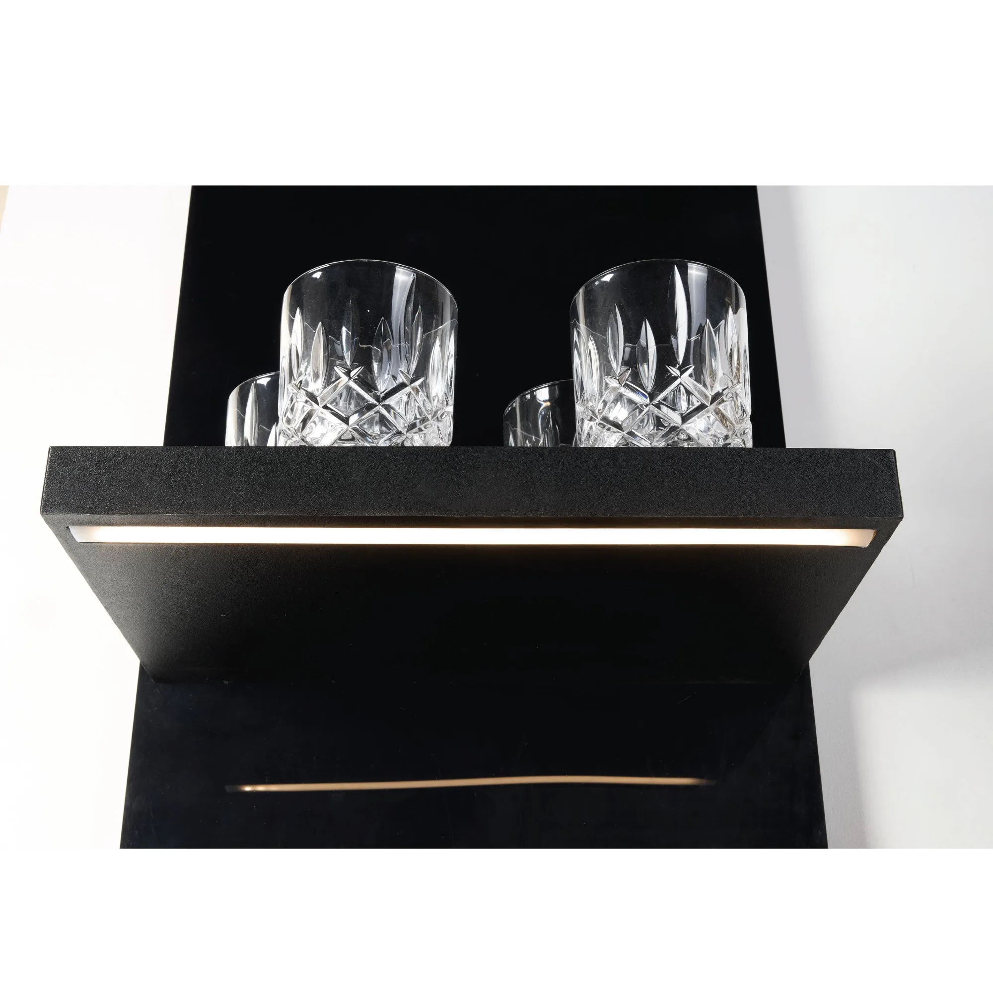 VINdustry Wine Pegs & Panel Kit - 3 Foot Tall Rectangular, Floating Shelves