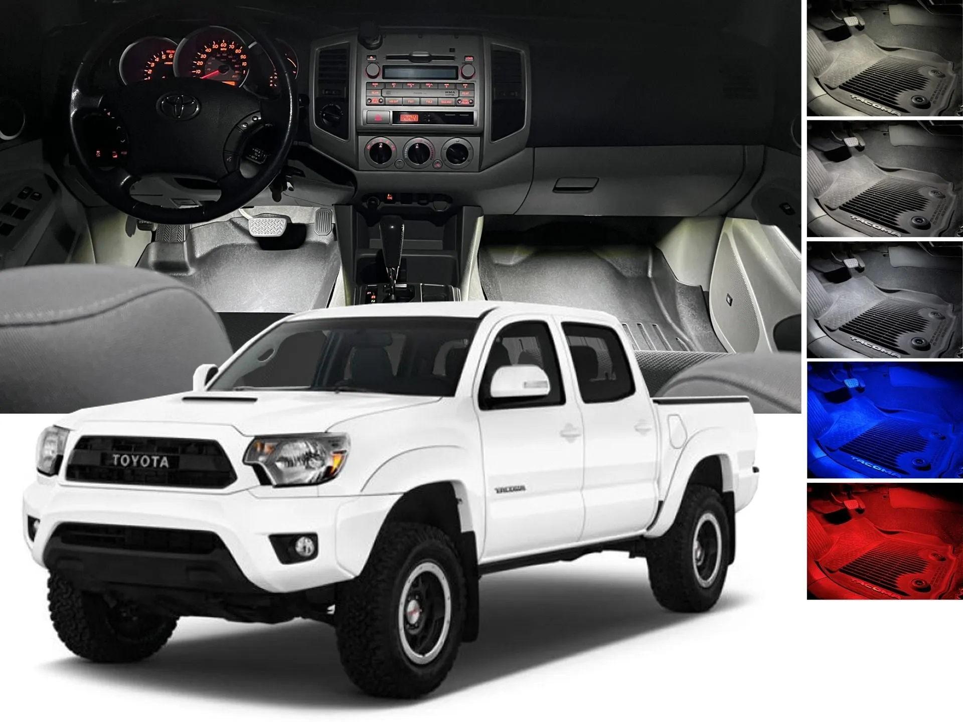 VLEDS Dual Output Front Footwell Kit For Tacoma (2005-2015)