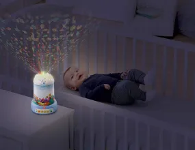 Vtech Lullaby Lamp Light: Rotating lamp or soft projecting light patterns will help sooth your little one - 80-532803