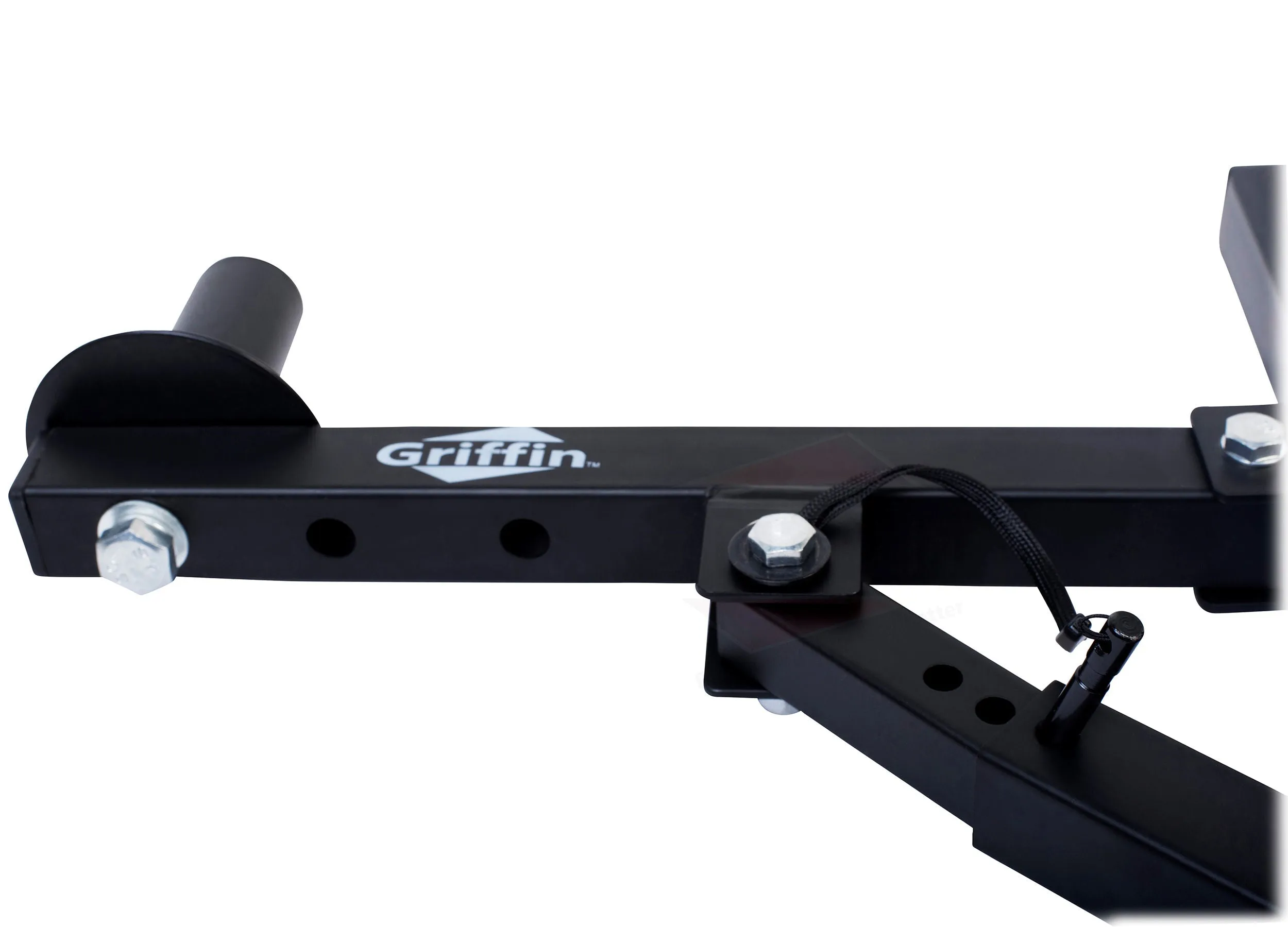 Wall Mount Brackets for PA Speakers (4 PACK) by GRIFFIN - Securing Locking Pin & 3-Level Tilt Adjustments - All-Steel DJ Studio Monitor Stands with 35mm Pole Holder for Pro-Audio