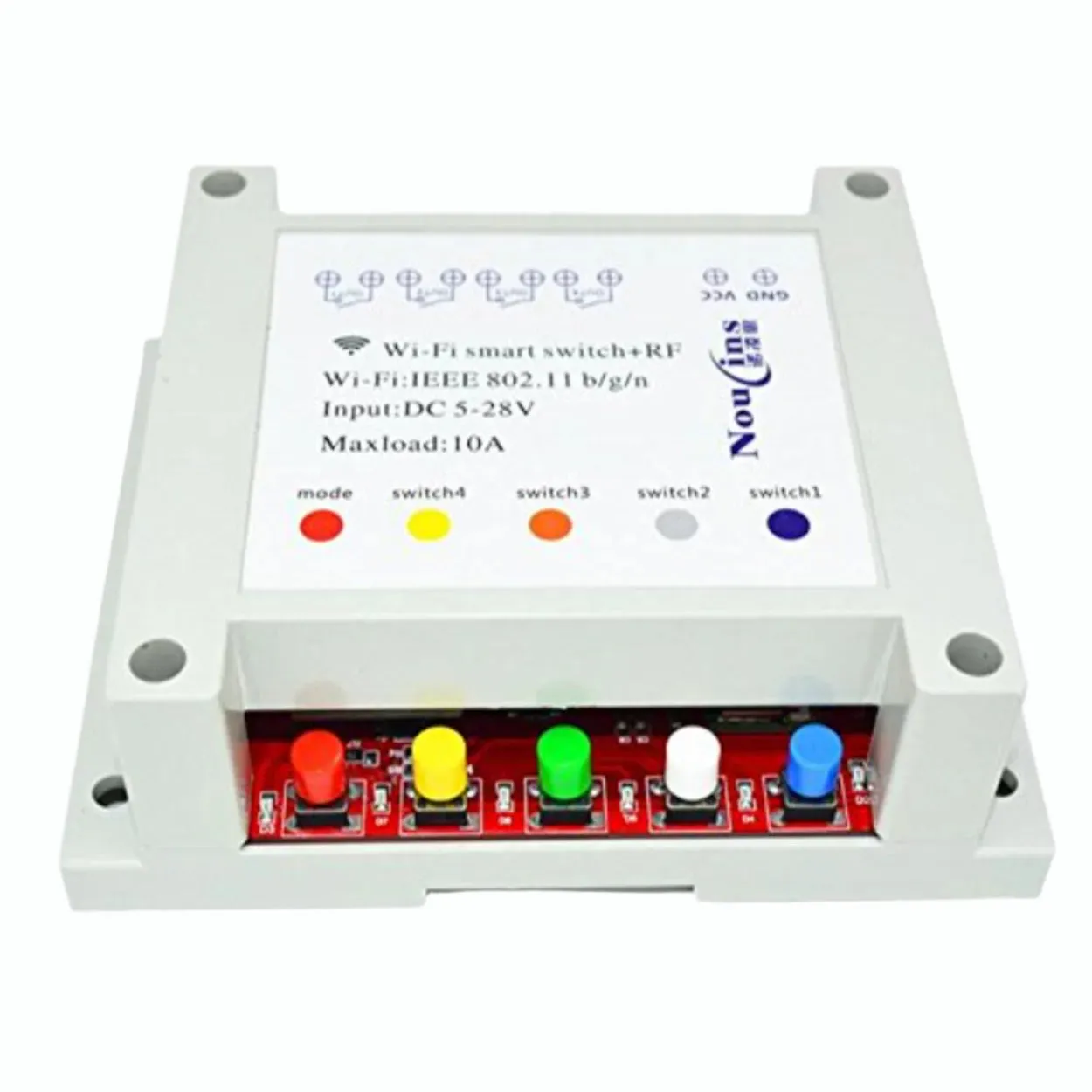 Wifi Switch Moile Phone APP/ Remote control switch 220V x 4 relay, 433M wireless control
