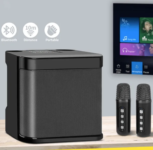 Wireless Karaoke Speaker With Two Microphones KD-203