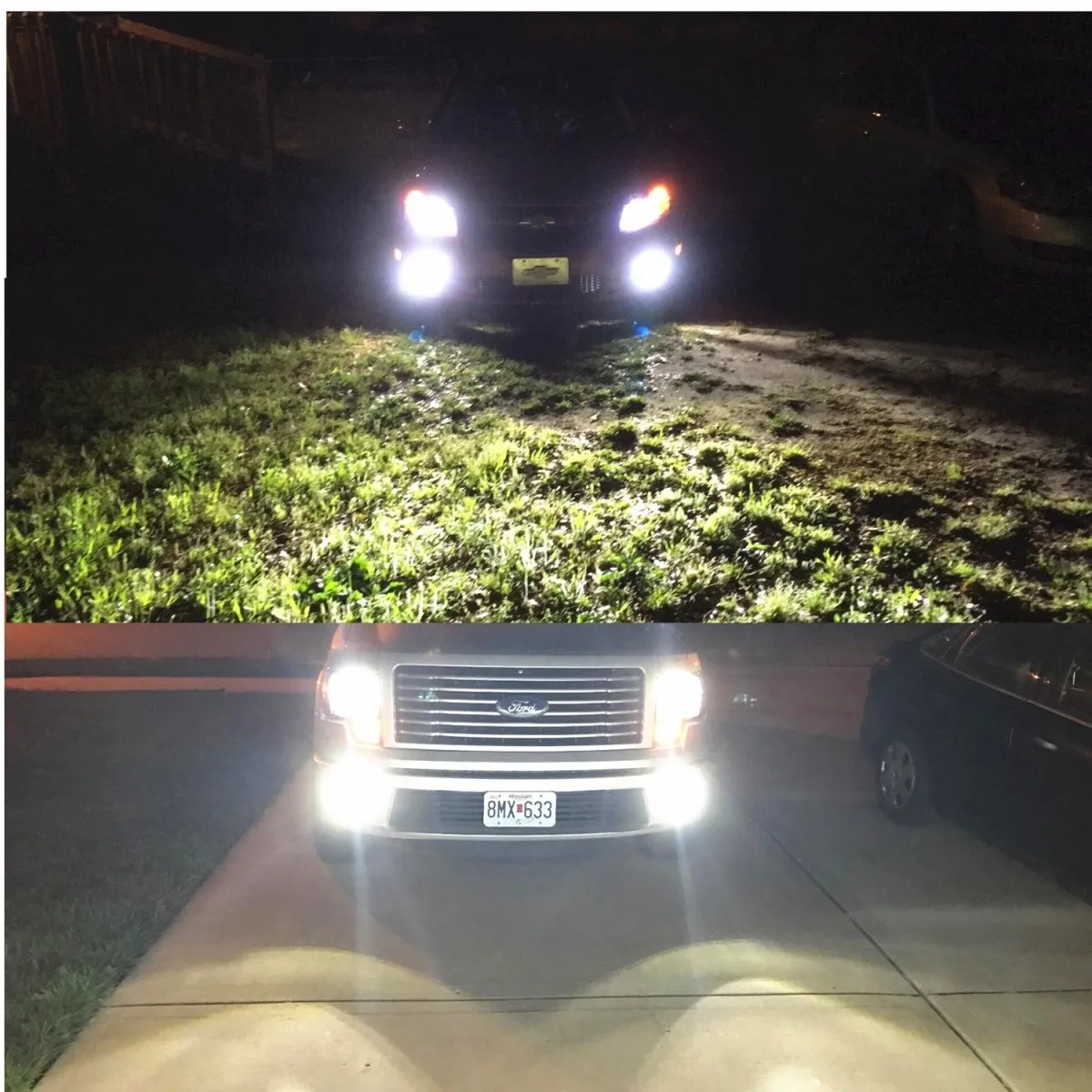 X-HL Vision HB5 9007 LED Forward Lightings Bulbs, Dual High Beam and Low Beam