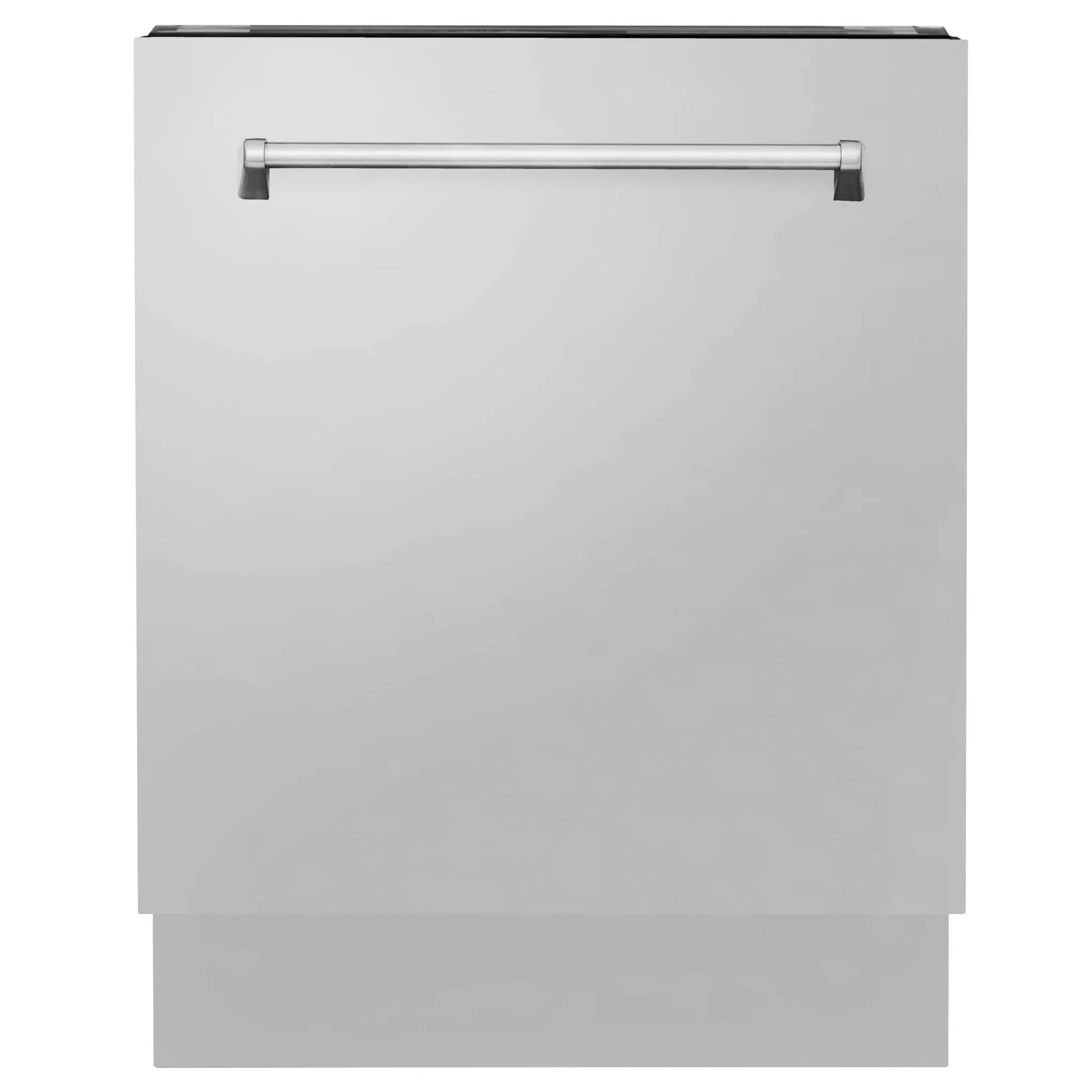 ZLINE 5-Piece Appliance Package - 30-Inch Rangetop, Refrigerator, 30-Inch Electric Double Wall Oven, 3-Rack Dishwasher, and Convertible Wall Mount Hood in Stainless Steel (5KPR-RTRH30-AWDDWV)